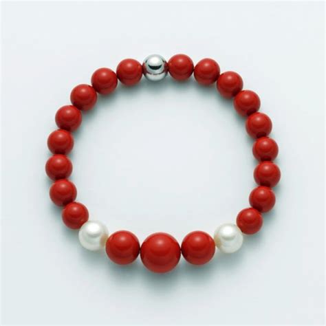 Bracciale Miluna Agglomerato Corallo Rosso Pbr Gioiapreziosa It