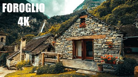 Foroglio Cinematic K Most Beautiful Village Of Switzerland Epic