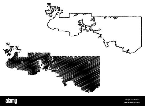 Rainy River District (Canada, Ontario Province, North America) map ...