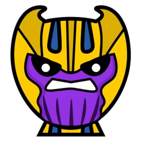 Cute Chibi Avengers Thanos Svg Pdf Svg Eps Png Studio Svg Nbkomputer