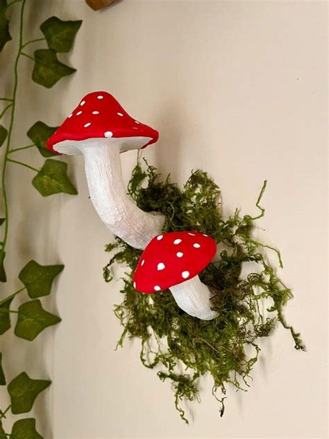 Mushroom Wall Decor Kit read Description Etsy Ремесла Поделки