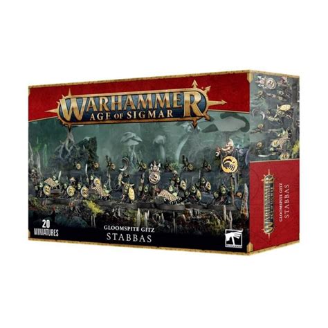 Mirax Hobbies WARHAMMER 99120209095 AGE OF SIGMAR GLOOMSPITE GITZ STABBAS