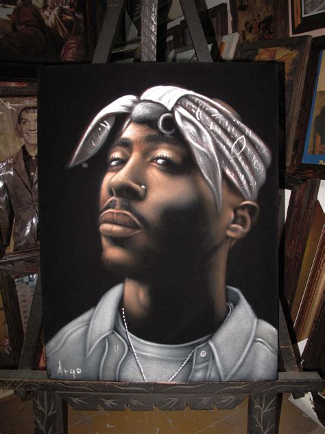 Tupac Oil Painting