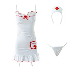 Jual Lingerie Sexy Hot Binal Cosplay Suster Nurse Perawat Baju Tidur