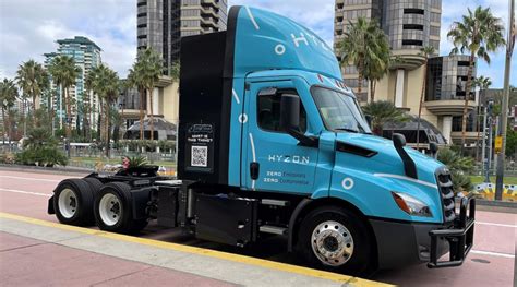 Hyzon Demonstrates Hydrogen Fuel Cell Electric Truck