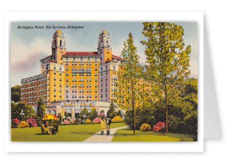 Hot Springs Arkansas Arlington Hotel Vintage Antique Postcards