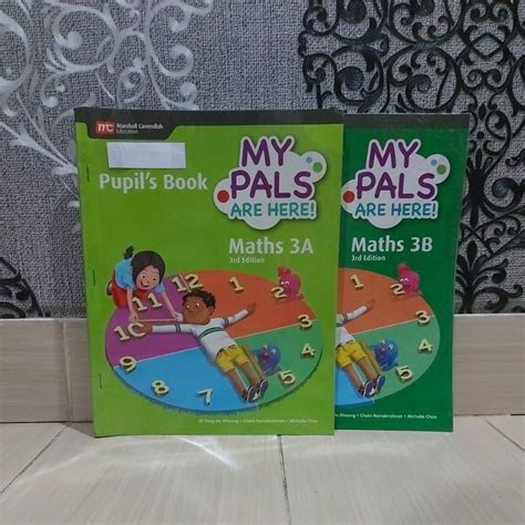 Jual My Pals Are Here Math Pupils Book 3A 3B SECOND Hrg 1 Buku