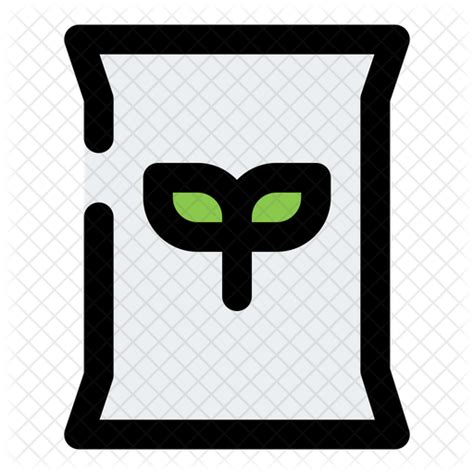 Fertilizer Bag Icon Download In Colored Outline Style