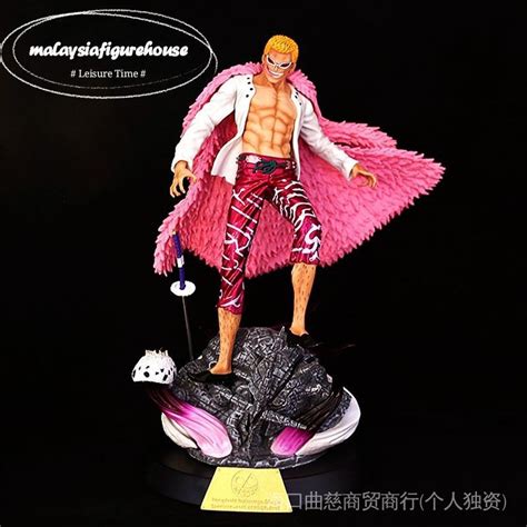 BIG OFFER35CM ONE PIECE DONQUIXOTE DOFLAMINGO HEAVENLYAKSHA COPY RESIN