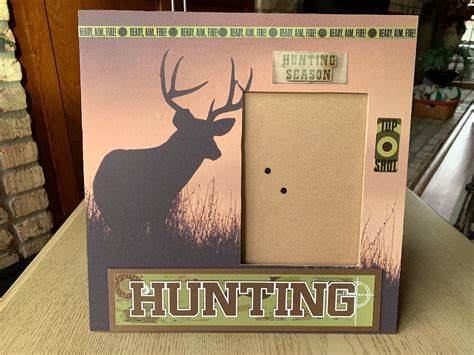 Hunting Picture Frame, Hunting Season, Deer Hunting Frame, First Deer, Deer Bow Hunter, Big Buck ...