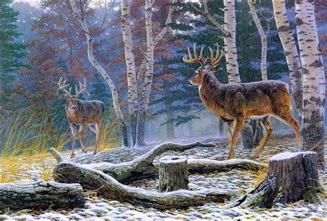 Deer Painting Wallpapers - Wallpaper Cave