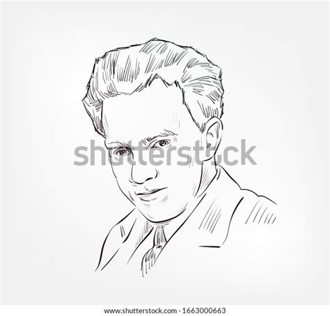 Werner Karl Heisenberg German Theoretical Physicist Stock Vector