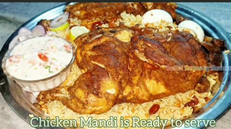 Chicken Mandi Recipe With Authentic Arabian Style Spices Without Oven