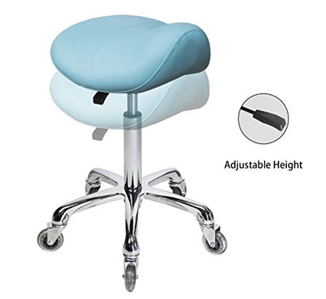 Antlu Tabouret de selle pivotant ergonomique pour esthéticienne