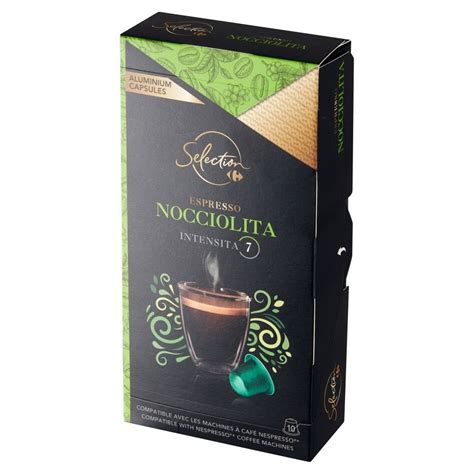 Carrefour Selection Espresso Nocciolita Kapsułki z kawą mieloną 52 g