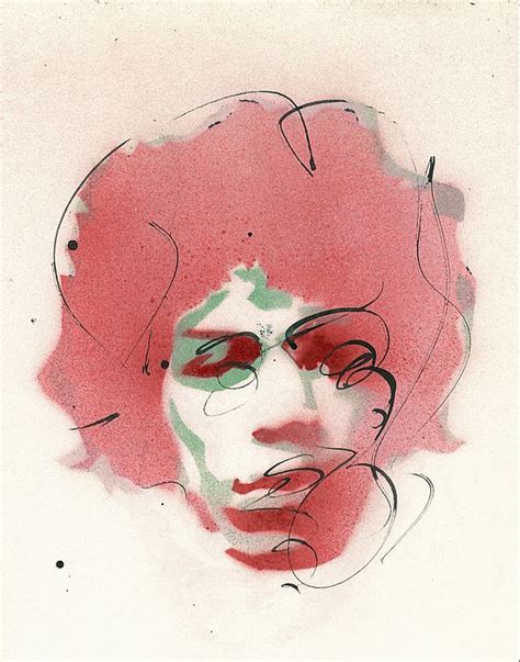 Portrait Of Jimi Hendrix 2 By Ryan Hopkins Jimi Hendrix Portrait