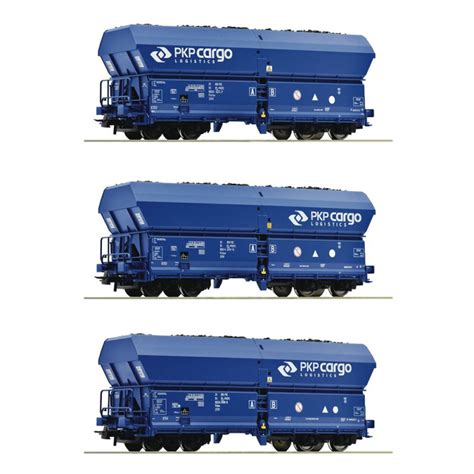 ROCO 76046 WAGON TOWAROWY 3 Sztuki PKP CARGO Ep VI