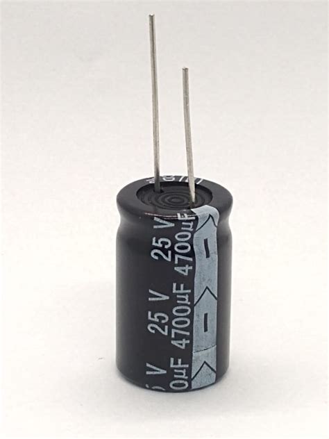 P S Capacitor Eletrol Tico Uf V X C Fio Mercado Livre