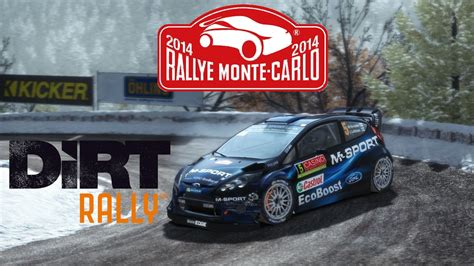 DiRT Rally Ford Fiesta WRC Hirvonen 2014 Montecarlo YouTube