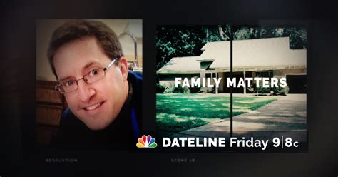 DATELINE FRIDAY SNEAK PEEK: Family Matters