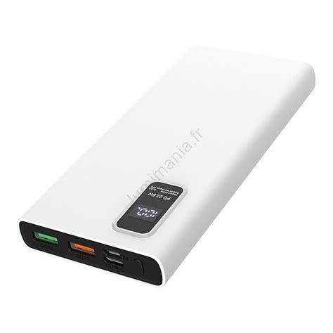 Batterie Portative Avec Affichage LED Power Delivery 10000 MAh 3 7V