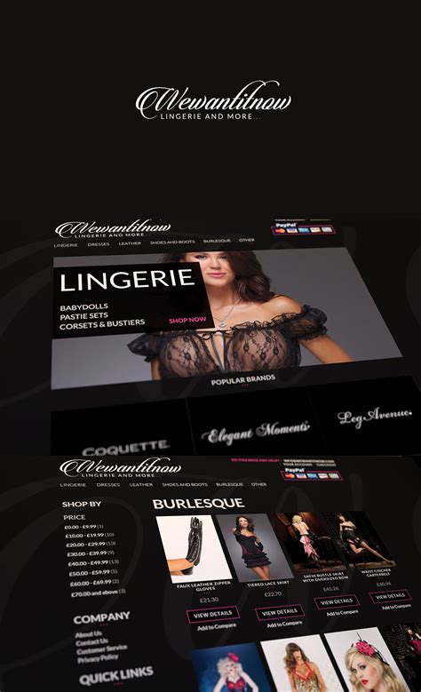 Manchester Lingerie Website Design And Development