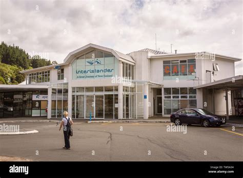 Interislander passenger ferry terminal, Picton, South Island, New ...