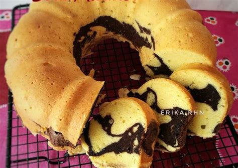 Resep Bolu Marmer Lembut Lembab Oleh Erika Rhn Cookpad