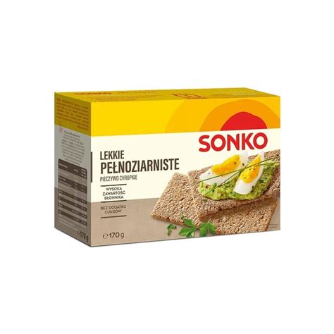 Sonko Pieczywo lekkie pełnoziarniste 170g 13156058997 Allegro pl