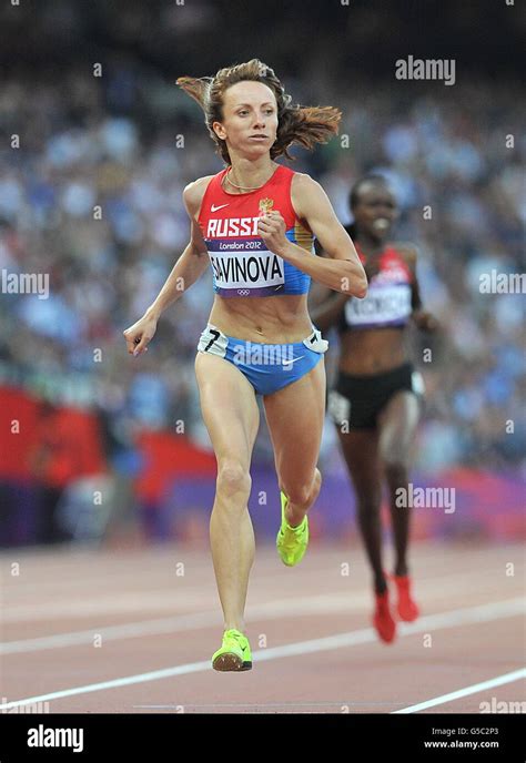 London Olympic Games Day 13 Russia S Mariya Savinova Wins The Women