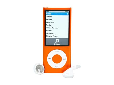 Apple Ipod Nano 8gb 5th Gen W Camera Orange Mc046lla