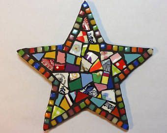 Mosaic Star Decoration Mosaic Star Star Decoration Mosaic Mosaic