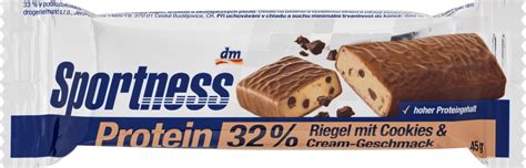 Sportness Eiweißriegel Cookies Cream 45 g dm at