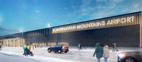 Scandinavian Mountains Airport Opens, World's Most Convenient Ski Airport?