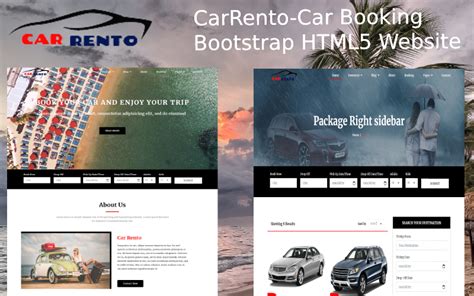 CarRento Car Rental Service Bootstrap HTML5 Website Template