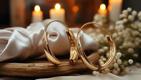 A Golden Wedding Ring Symbolizes Love And Togetherness In Marriage