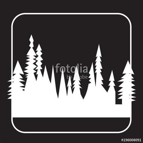 Tree Line Silhouette Vector at Vectorified.com | Collection of Tree ...