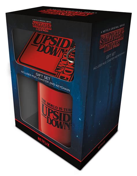 Coffret Cadeau Stranger Things The World Is Turning Upside Down