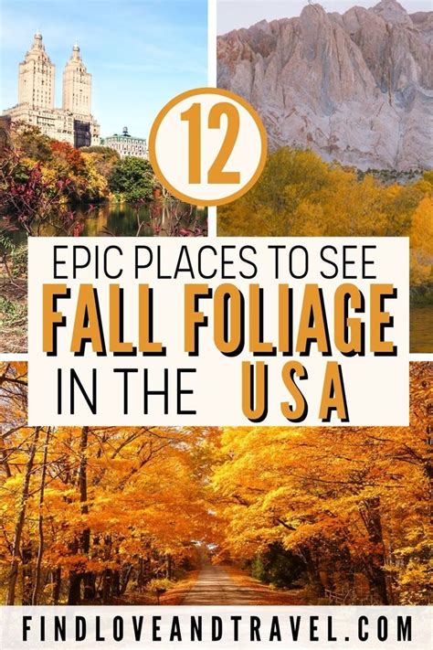 Best Places To See Fall Foliage In The Usa Artofit