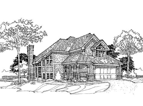 European Style House Plan - 3 Beds 2.5 Baths 2220 Sq/Ft Plan #320-686 ...