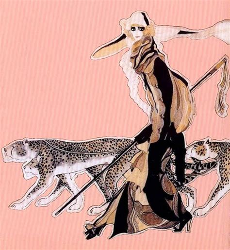 Leon Bakst Marchesa Luisa Casati With Two Cheetahs 1912 Marchesa