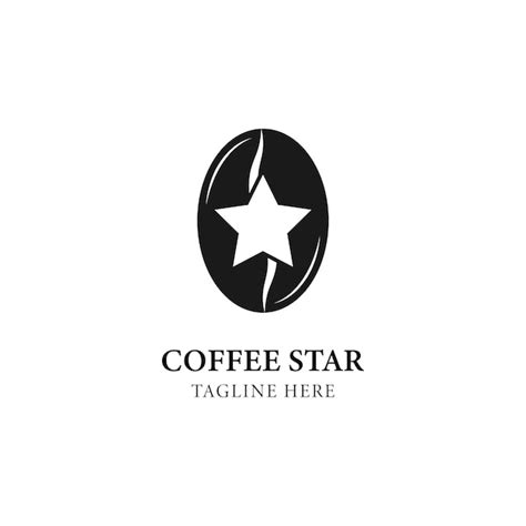 Premium Vector Coffee Star Logo Design Vector Template