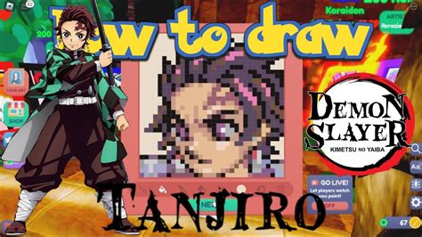 HOW TO DRAW TANJIRO STARVING ARTIST ROBLOX YouTube