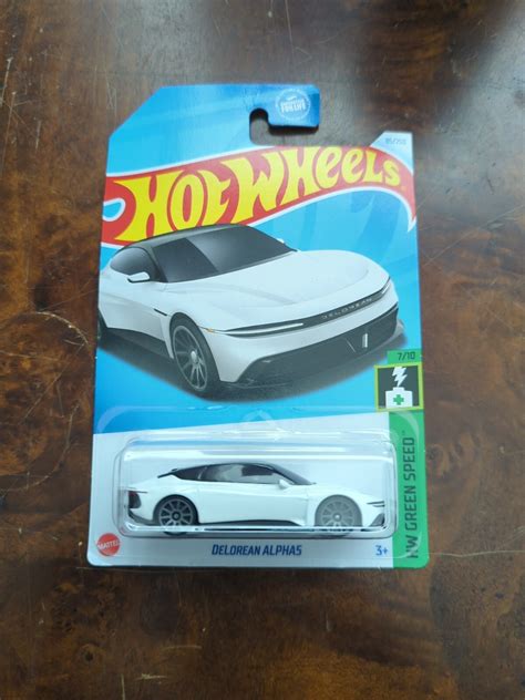 Hot Wheels White DeLorean Alphas HW Green Speed Brand New NICE EBay