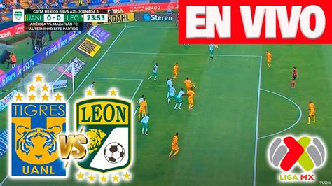 Tigres vs León EN VIVOHorario y dónde ver hoy por el partido de la