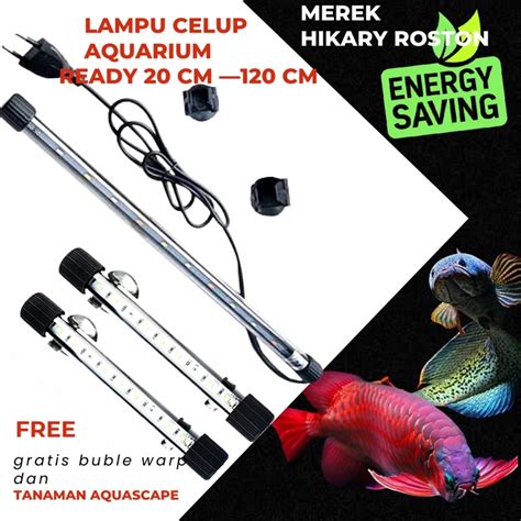 Jual Lampu Aquarium Celup Aquaman Rosston Aqura Hikari Akuarium Lampu