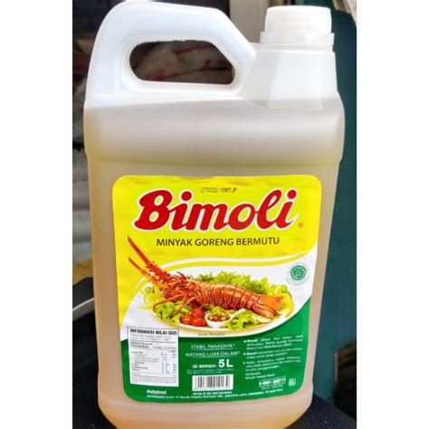 Jual Minyak Goreng Bimoli 5 Liter Satuan Murah Shopee Indonesia