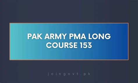 Pak Army Pma Long Course