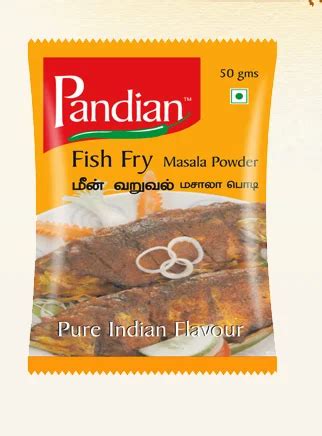 Pandian Fish Fry Masala Powder, Packaging: Packet at best price in Madurai