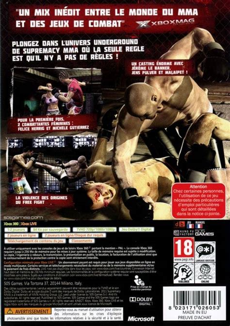 Supremacy Mma Box Shot For Playstation 3 Gamefaqs